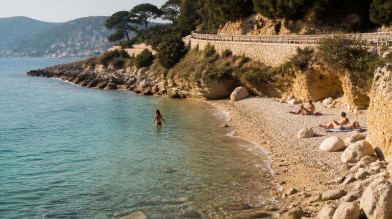 Plage du Prophète au bord de la Méditerranée