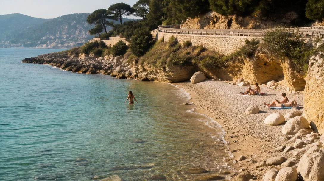 Plage du Prophète au bord de la Méditerranée