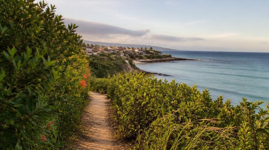 Sentier côtier pour randonnée Marie-Galante