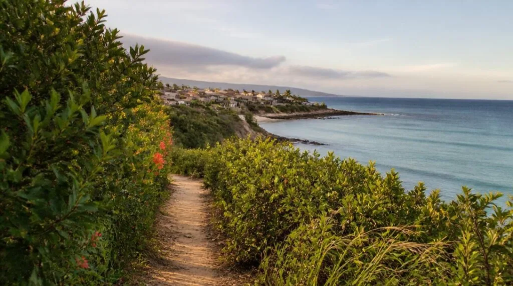 Sentier côtier pour randonnée Marie-Galante